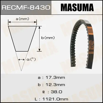 Ремень клиновой 17x1121 мм MASUMA 8430
