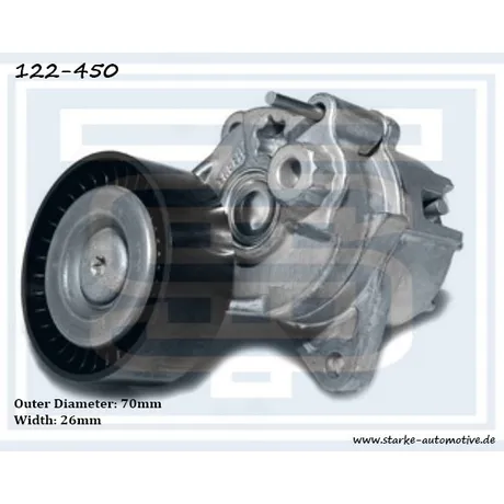 Натяжитель привод.ремня MER Mot.611-Mot.613/Mot.646 W203/W204/W210/W211/VITO (639)/SPRINTER (901-904 STARKE 122-450