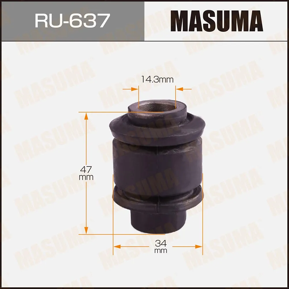 Сайлентблок пер. стабилизатора верх MASUMA RU-637
