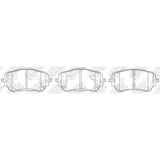 Колодки спортивные HAVAL DAGOU (СС6470) 2023-GW4N20A 2.0 4WD NIBK PN6049S