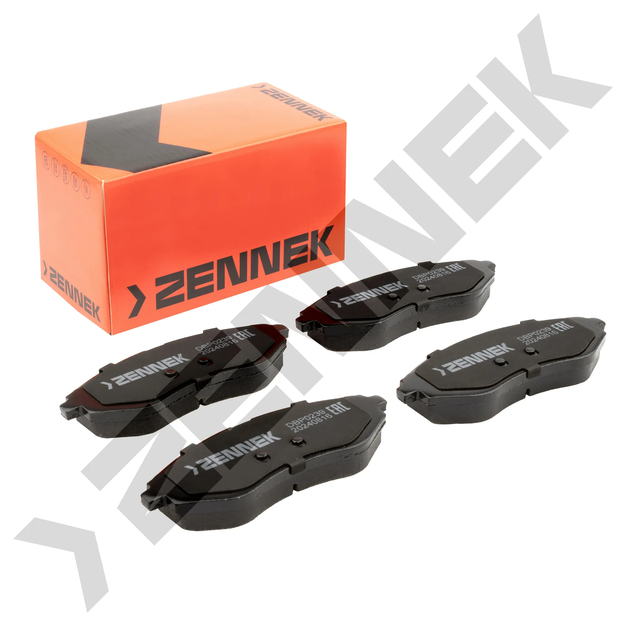 Колодки тормозные дисковые передние CHEVROLET EPICA 04-15, EVANDA 05- ZENNEK DBP0239