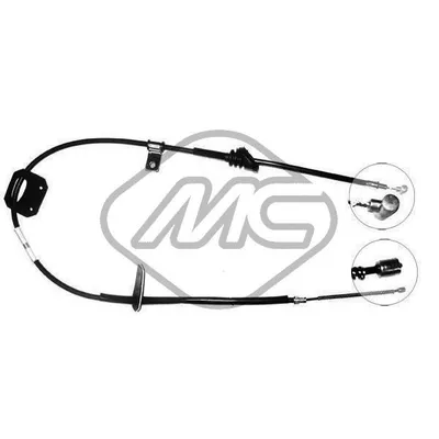 Трос ручника SUZ VITARA ALL 8V 3DOORS DX-RH Metalcaucho 80235