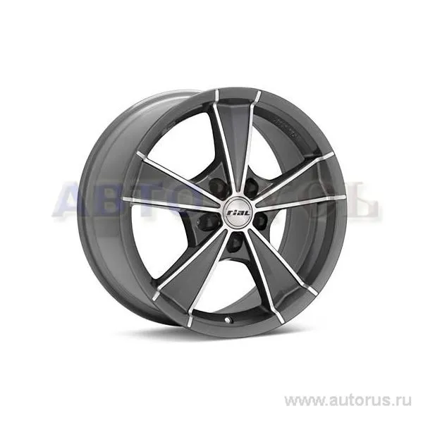 Диск литой R18 8.5J 5x112/70.1 ET48 Rial Roma Graphite RO85848B729