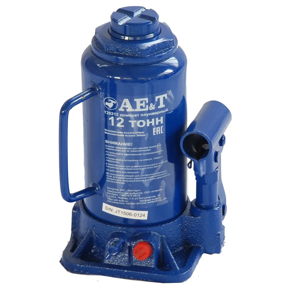 Домкрат бутылочный 12т AE&T T20212
