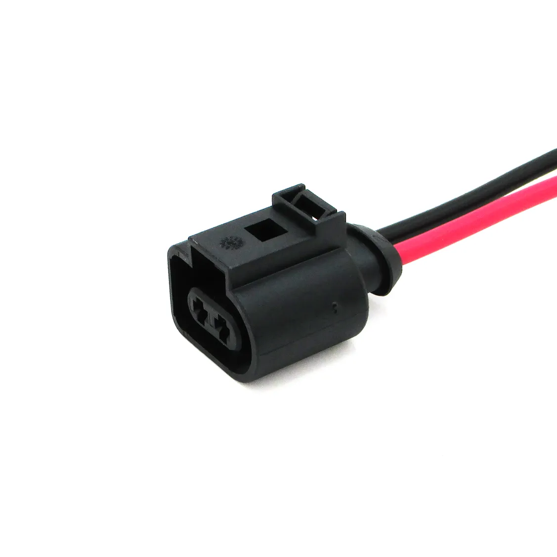 Разъем 1J0973722 (2pin) 2 контакта системы освещения дверей, омывателя для Audi, Seat, Skoda, Volkswagen; разъем компрессора кондиционера для Audi, Ford, Skoda, Volkswagen.