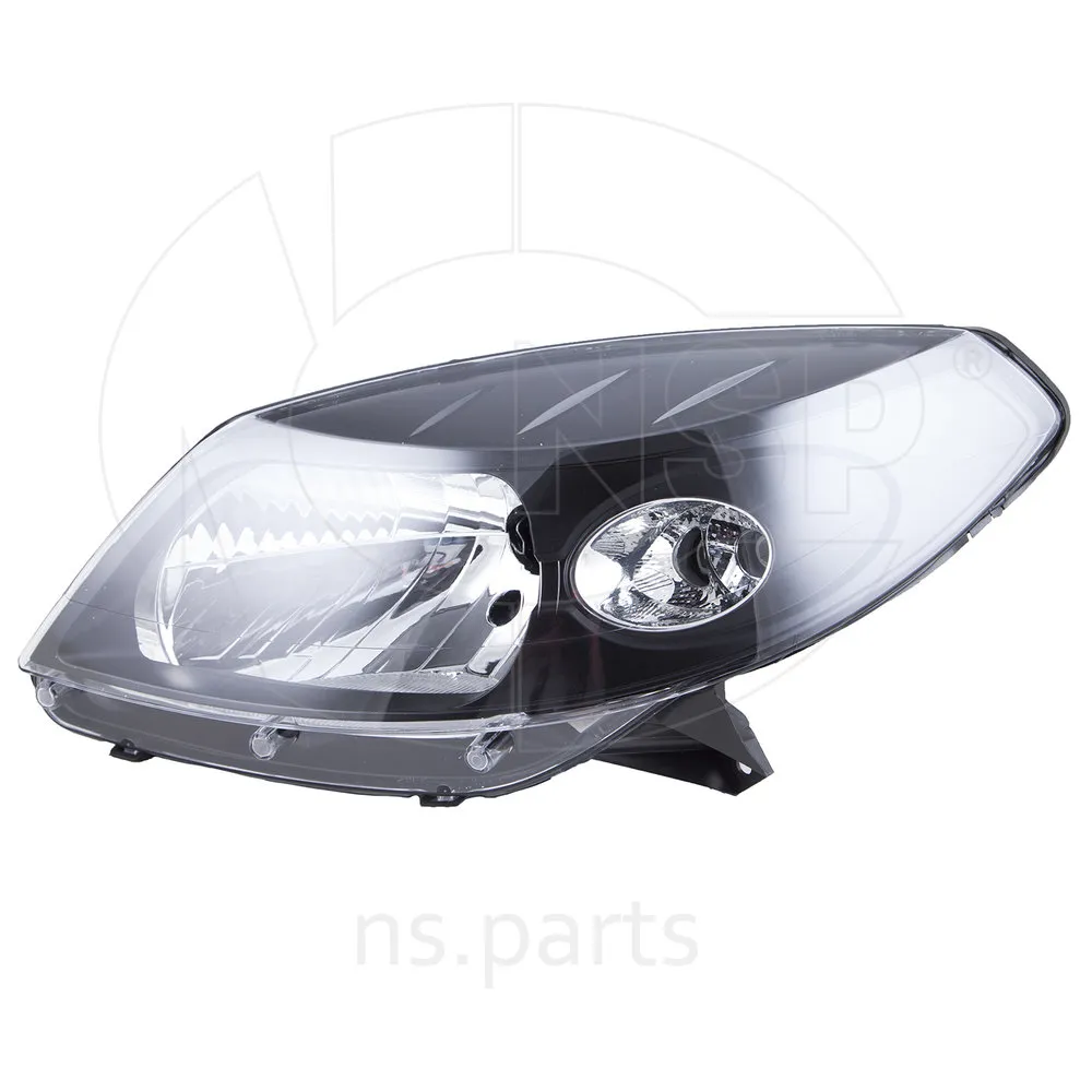 Фара левая RENAULT Sandero I (черная) NSP07260602914R