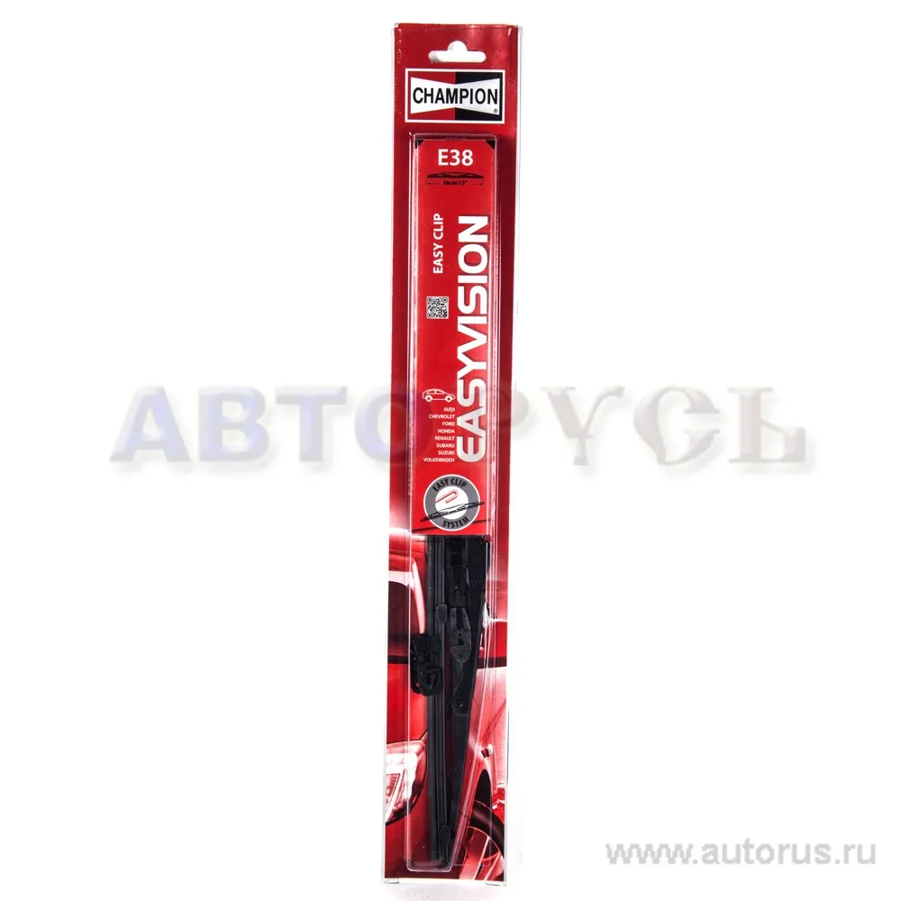 Щетка стеклоочистителя каркасная 380 мм Easyvision CHAMPION CHAMPION E38B01