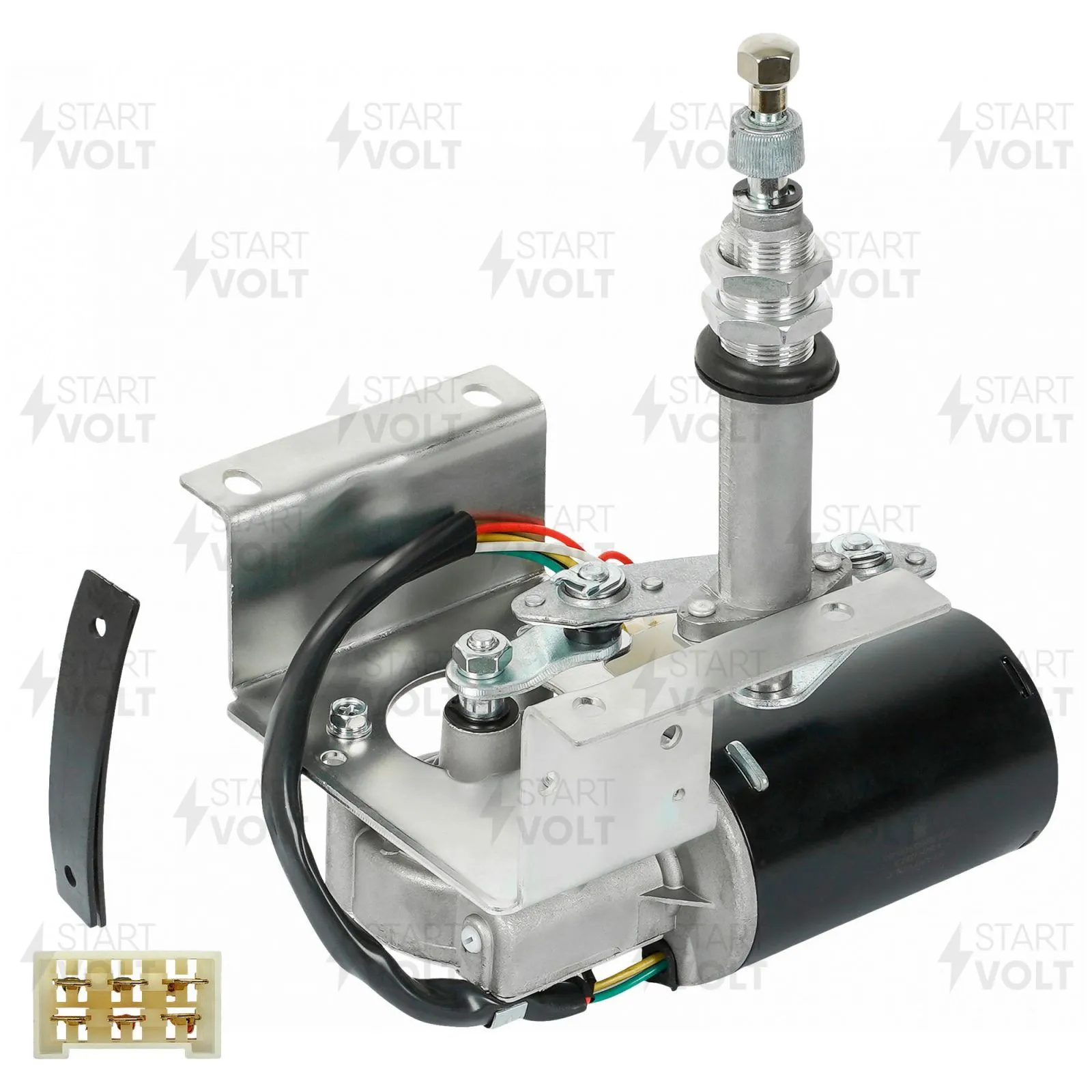 Моторедуктор стеклоочистителя для а/м ПАЗ 3205 24V правый (тип стато) STARTVOLT VWF 0373