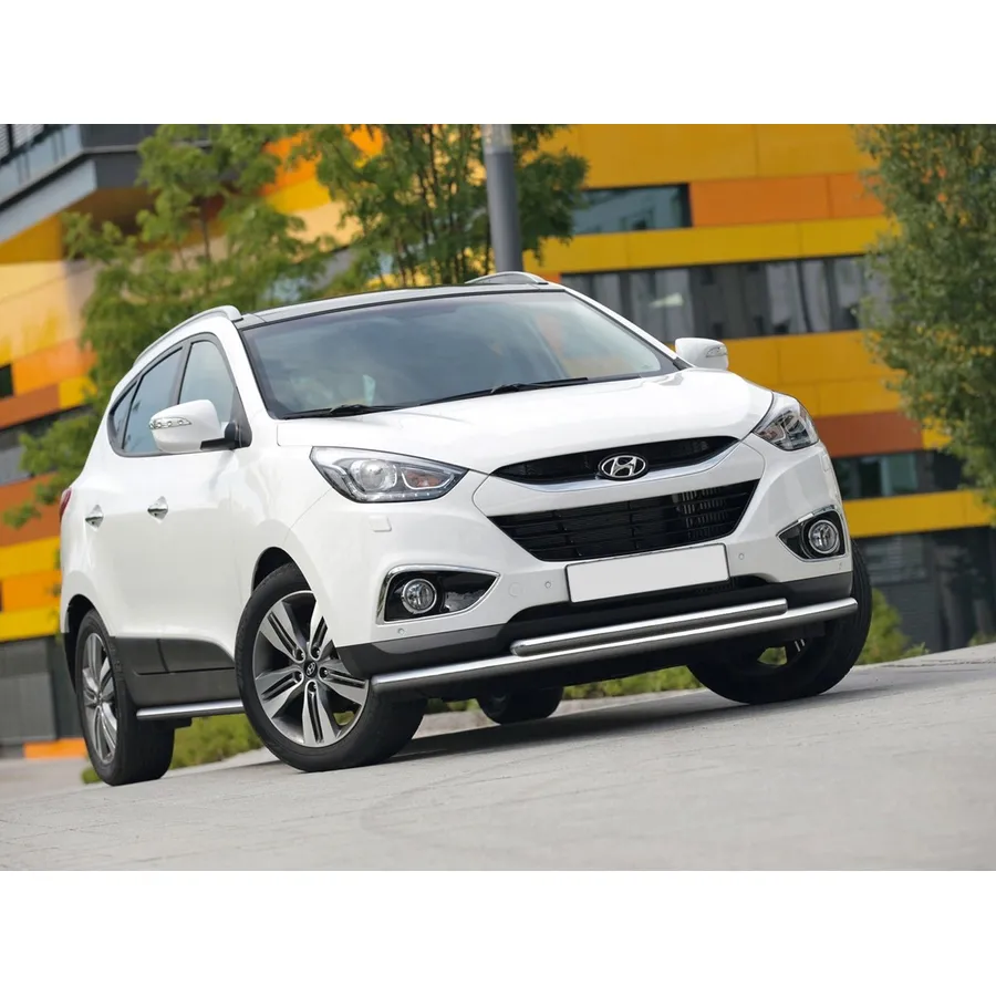 Защита порогов d57 Rival для Hyundai ix35 I 2010-2013 2013-2015, нерж. сталь, 2 шт., R.2301.006