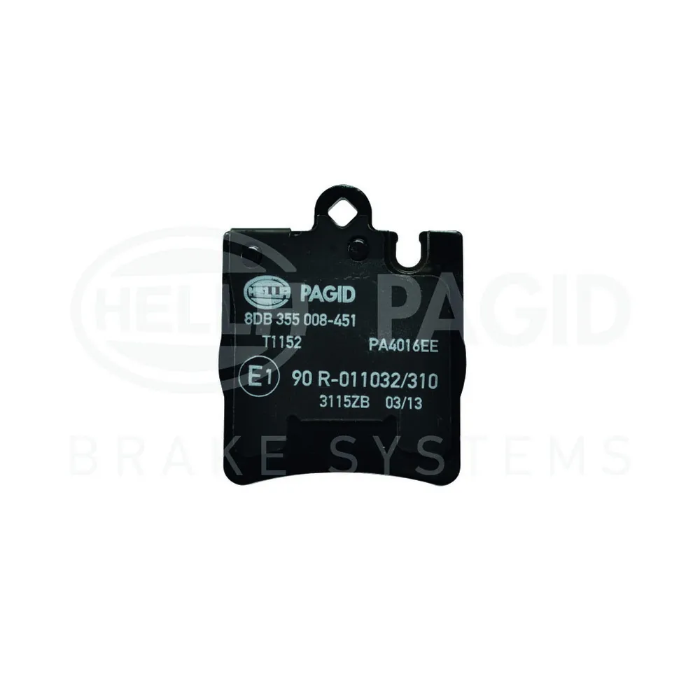 Колодки тормозные дисковые HELLA 8DB355008451