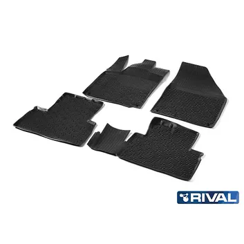 Коврики салона литьевые, RIVAL, для Geely Coolray 2020-2023 2023- 61904001