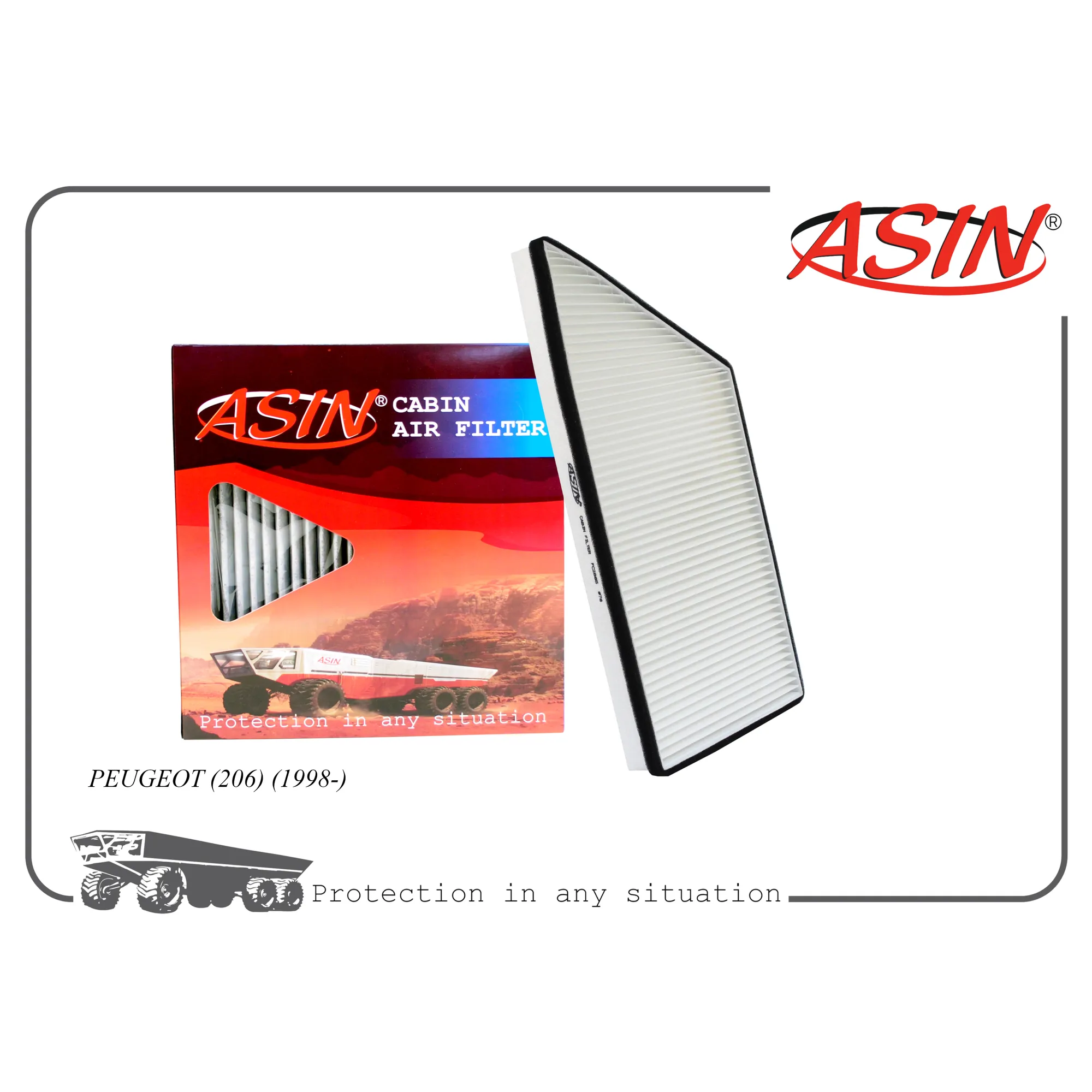Фильтр салонный 6447.AZ/ASIN.FC2885 ASIN ASIN.FC2885