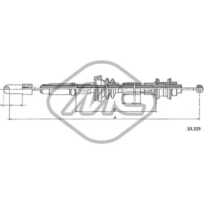 Трос сцепления LT ALL Metalcaucho 83619
