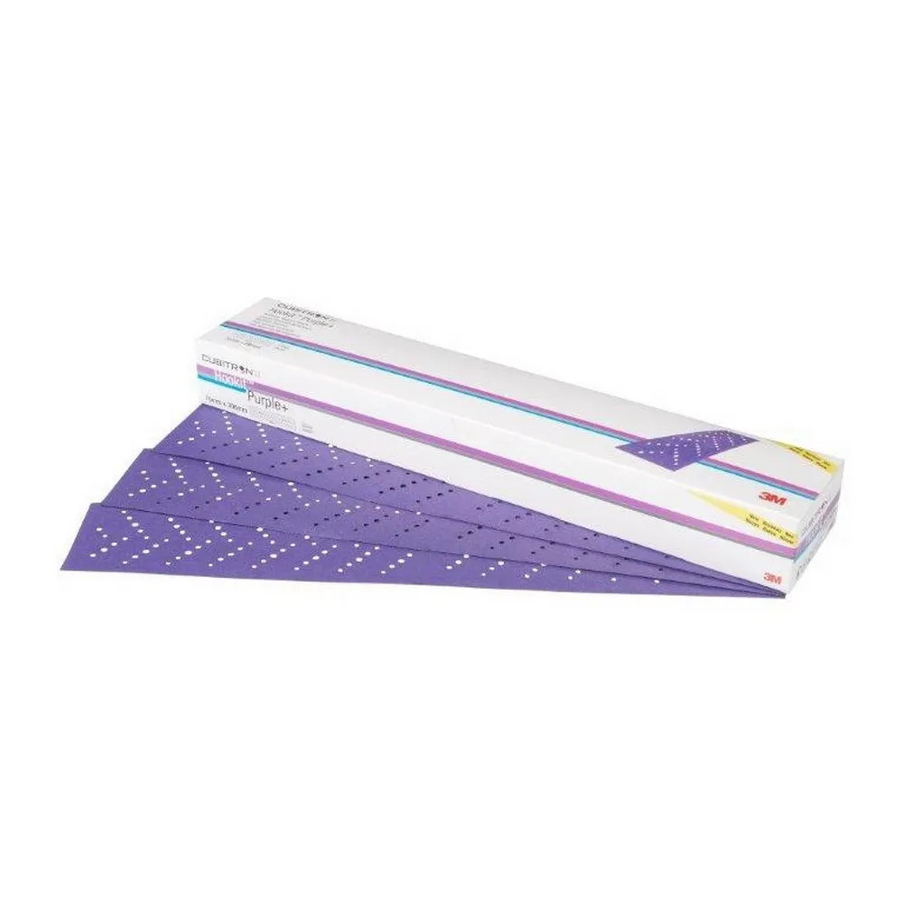 Полоска Абразивная Purple+, 80+, 70 мм x396 мм Hookit 737U 3M 51411