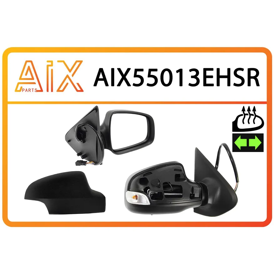 Зеркало эл. съемная облицовка с подогревом и поворотником правое aix55013ehsr/ 963011787r AIX AIX55013EHSR