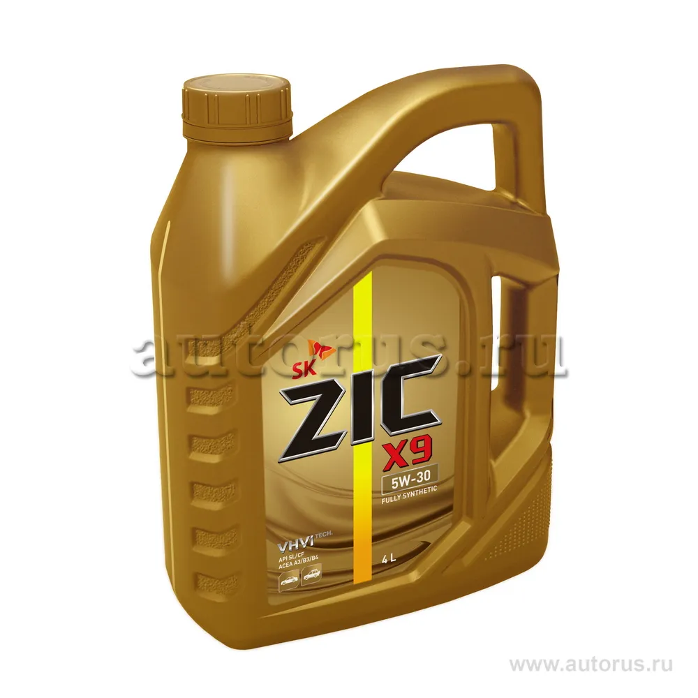 Масло моторное ZIC X9 5W-30 синтетическое 4 л 162903