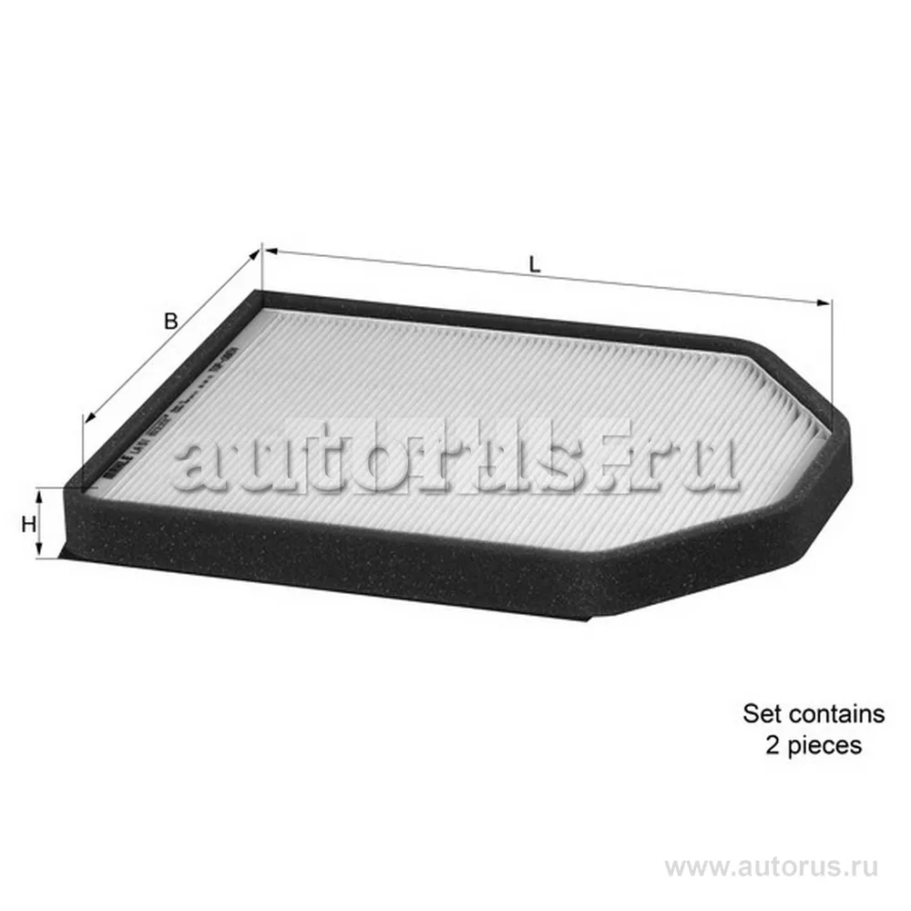 Фильтр салонный (компл.2шт.) KNECHT/MAHLE LA51/S AD A8 KNECHT/MAHLE LA51/S