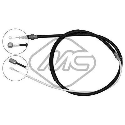 Трос ручника AUDI TT ALL EXC. QUATTRO DX/SX-RH/LH Metalcaucho 80580