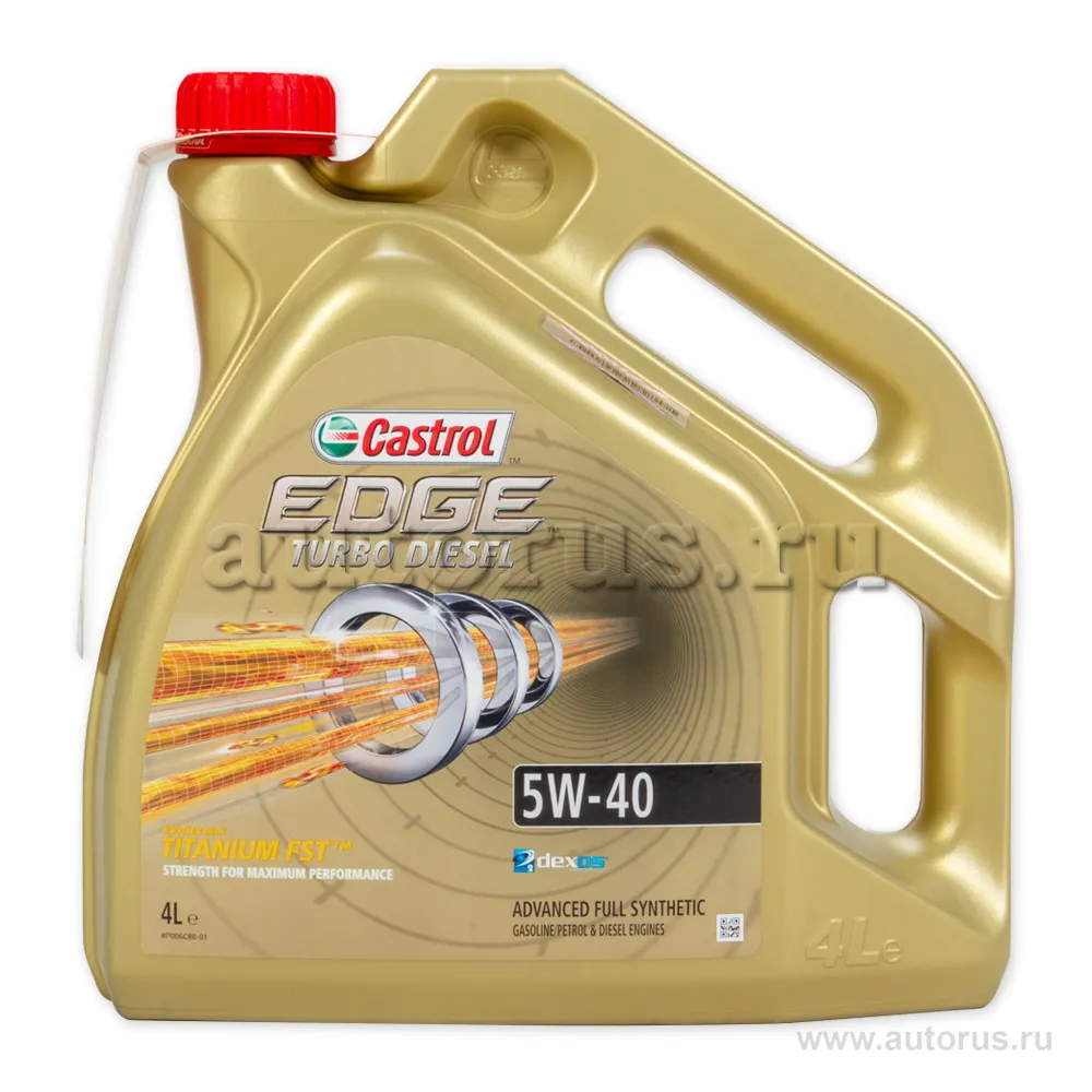 Масло моторное CASTROL EDGE Turbo Diesel 5W-40 4 л 15BB02