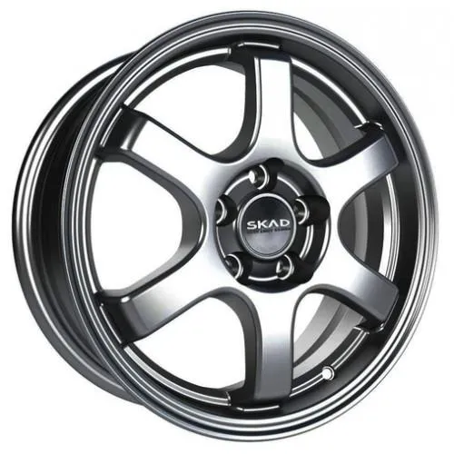 Диск литой R15 6J 4x100/67.1 ET38 СКАД Киото графит 2150127