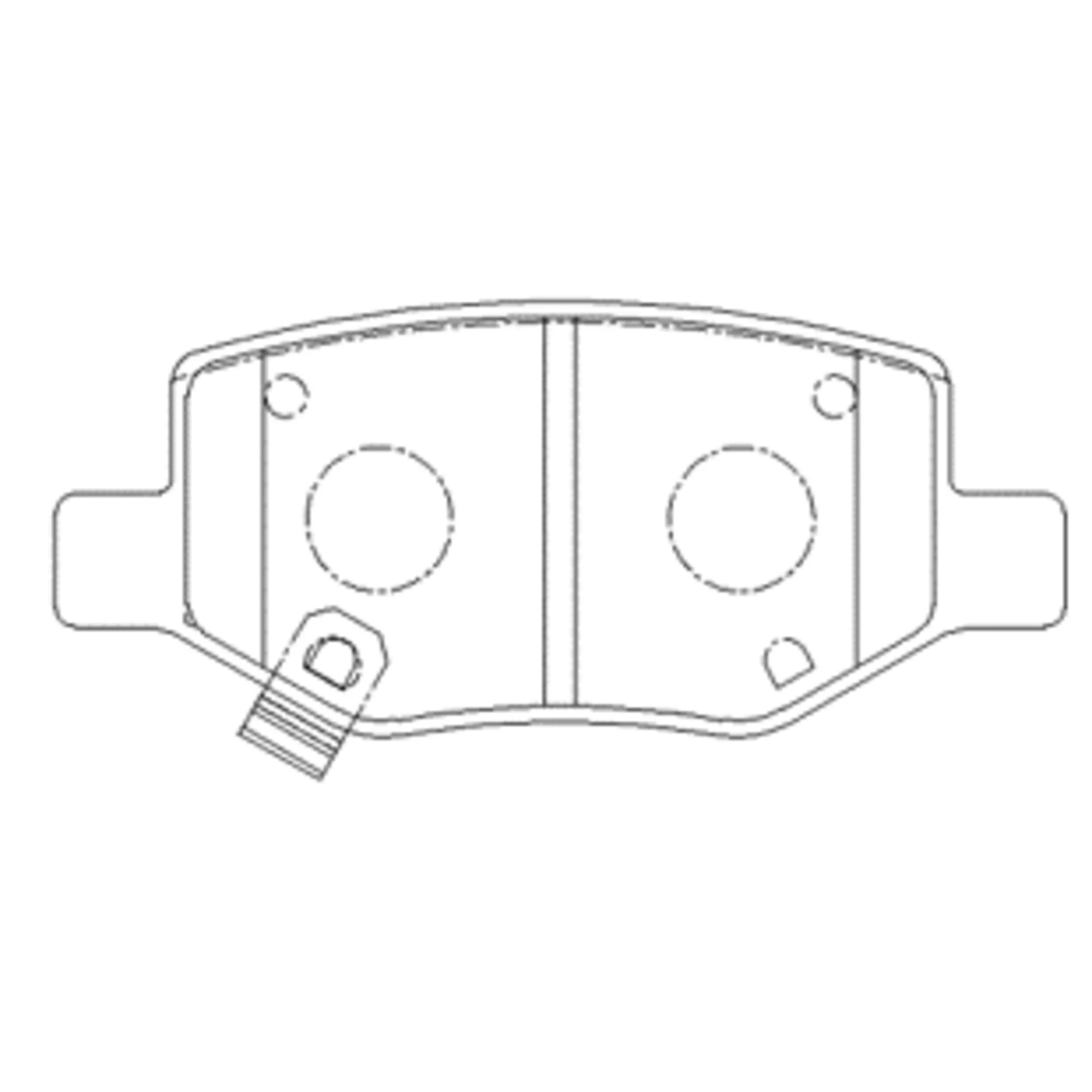 Колодки задние GEELY Binyue Pro 2020 -> / Coolray 2018 -> CTR GK1537