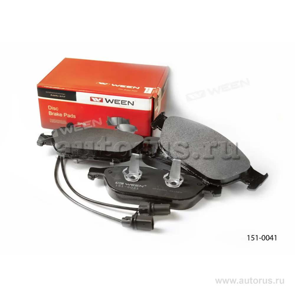 Тормозные колодки дисковые передние AUDI A6 (4G2,C7,4GC), A6 Allroad (4GH,4GJ), A7 Spo WEEN 151-0041