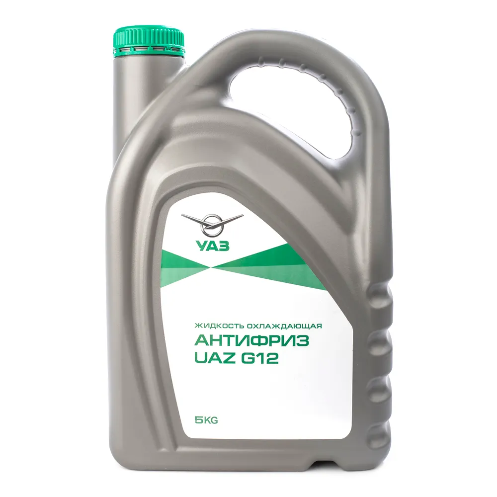 Антифриз УАЗ UAZ G12 готовый -40C зеленый 5 кг 000000473401700