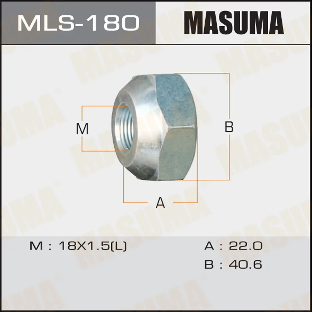 Гайка колесная MASUMA MLS180