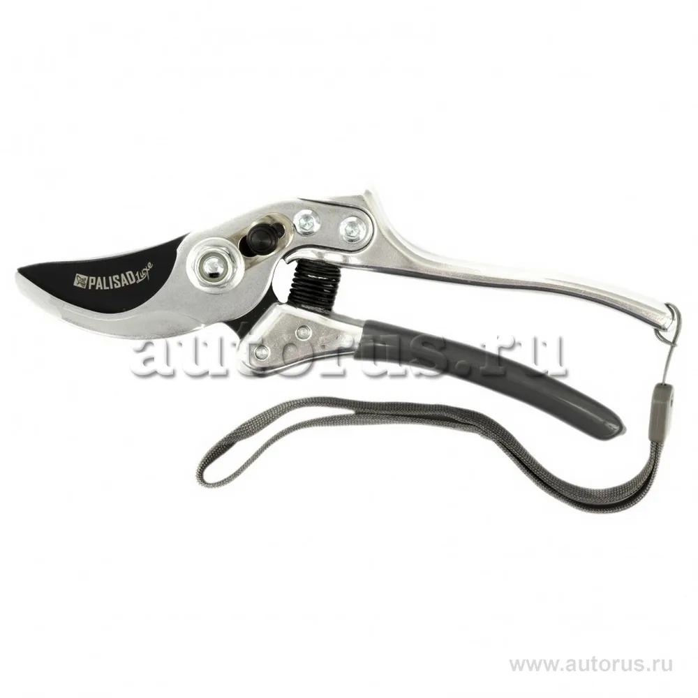 Секатор усиленный, 210 мм, прямой рез, металлические рукоятки PALISAD 60501
