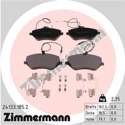 Колодки тормозные пер. Citroen, Peugeot C5 III (RD_) 2.2 HDi 02.2008 -