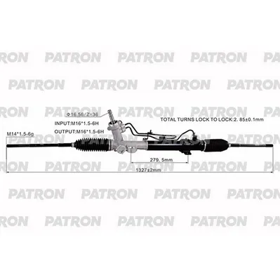Рейка Рулевая HYUNDAI CRETA [M0] 16-18 (RUSSIA PLANT-EUR) PATRON PSG3229