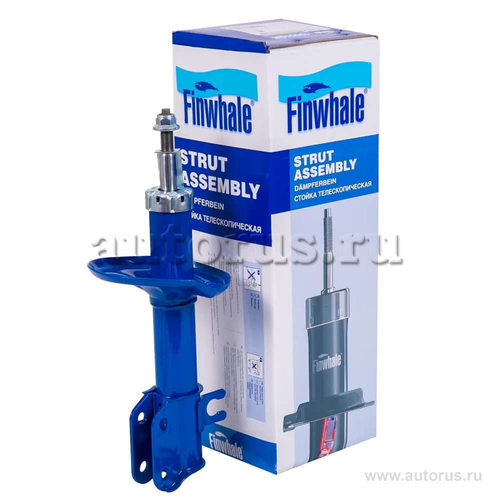 Амортизатор пер. прав. газовый c ABS Spark(05-09) FINWHALE 13001GR