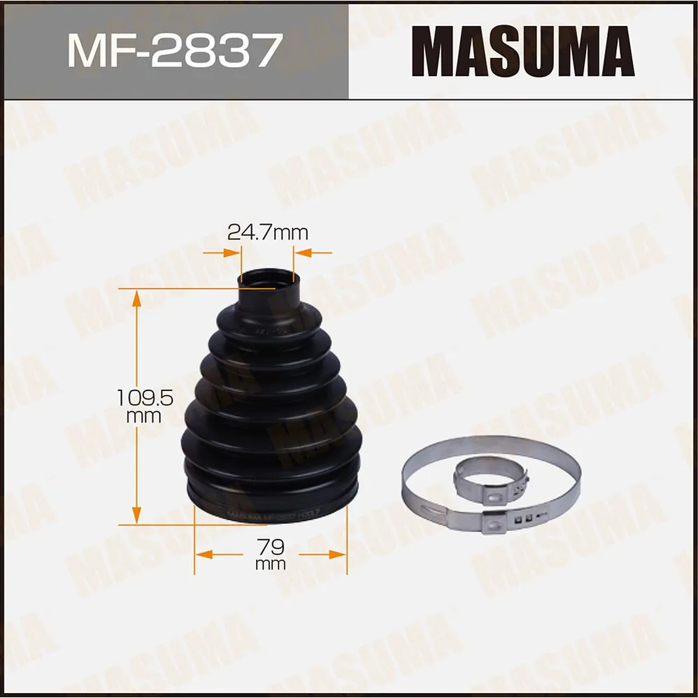 Пыльник ШРУСа (пластик) + спецхомут MASUMA MF2837