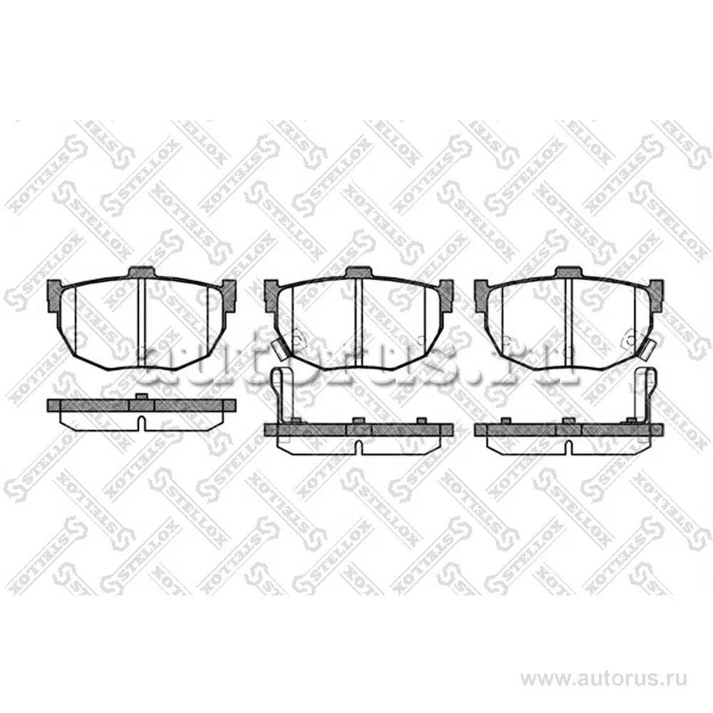 Колодки дисковые з. Kia Cerato 1.6/2.0CRDi 04> STELLOX 305 032-SX