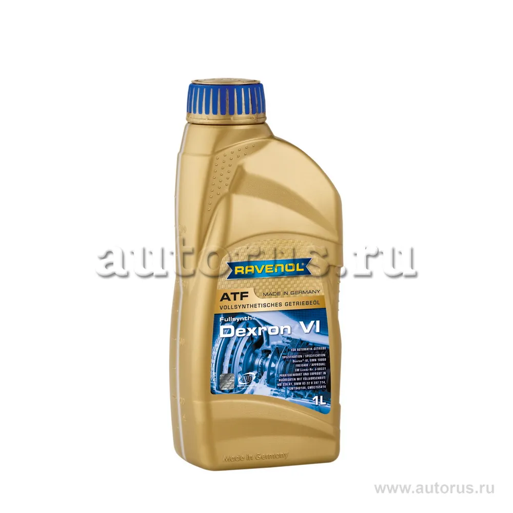 Трансмиссионное масло RAVENOL ATF Dexron VI (1л) new 1211105-001 (4014835732216)