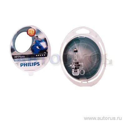 Лампа 12V H7 55W +80% PHILIPS X-treme Power 1 шт. BOX 12972XPS1