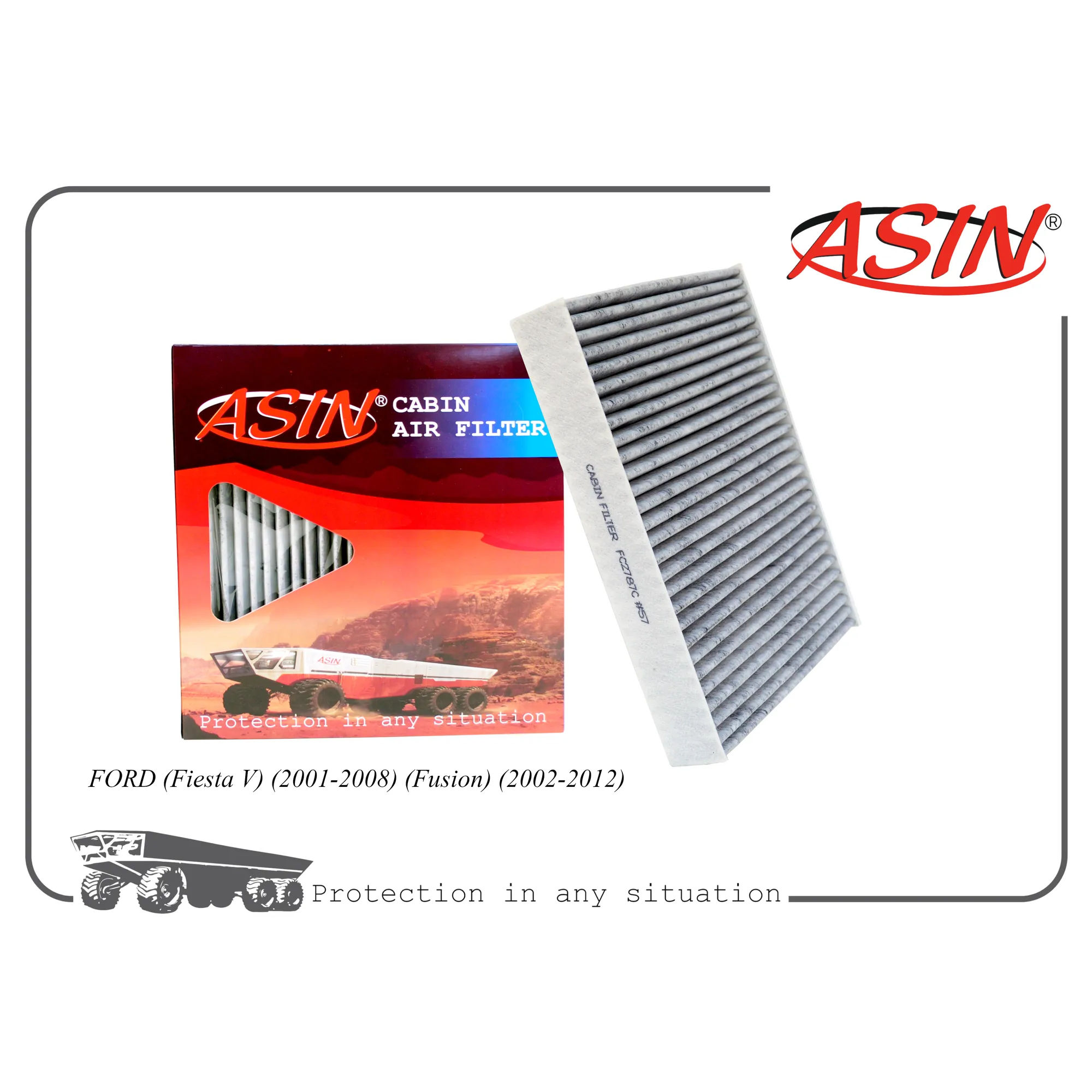 Фильтр салонный 1353269/ASIN.FC2787C (угольный) ASIN ASIN ASIN.FC2787C