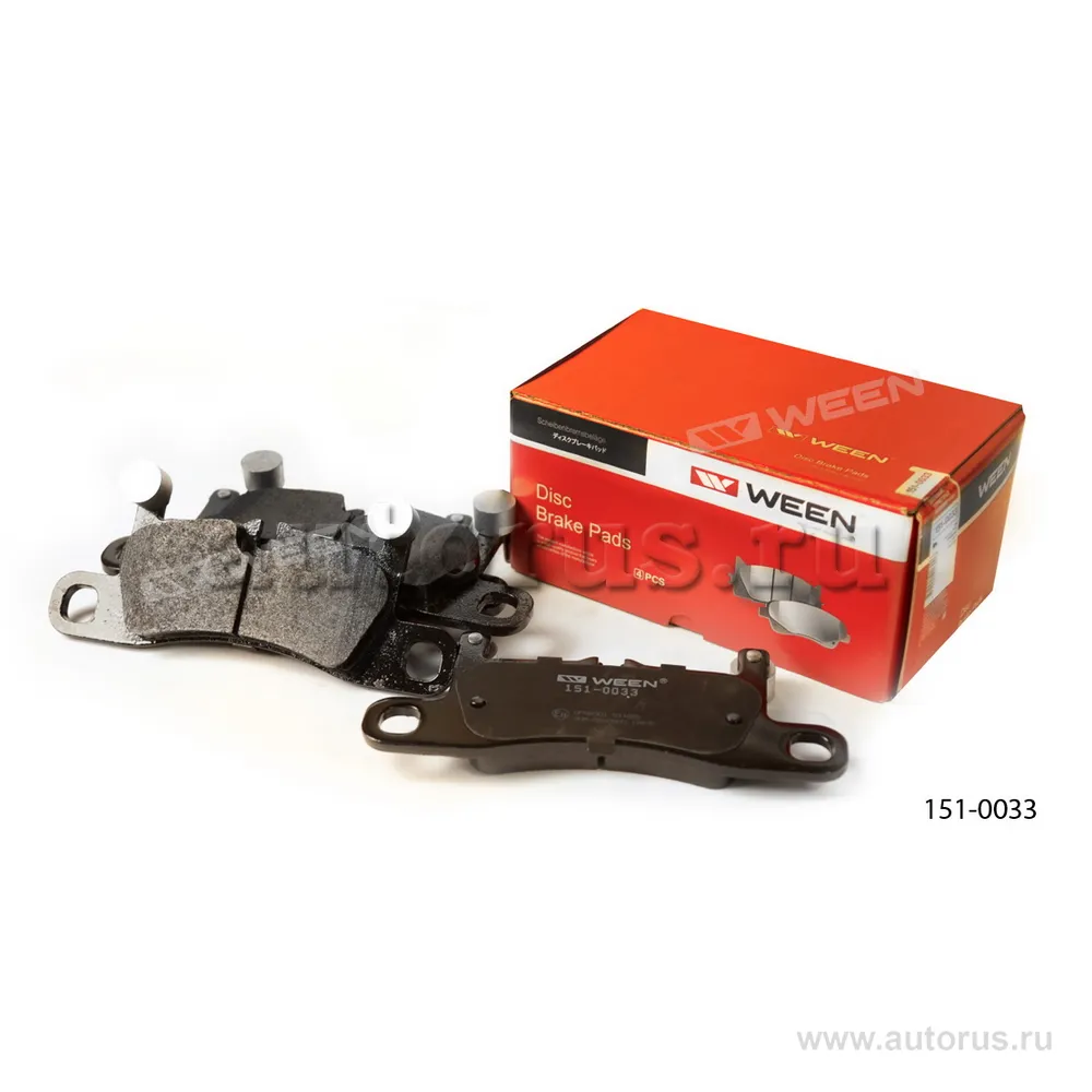 Тормозные колодки дисковые задние VW Touareg (7P5), PORSCHE 911 (991), Cayenne WEEN 151-0033