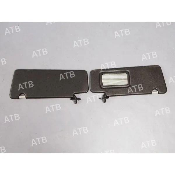 Козырьки солнцезащитные ВАЗ 2170 жесткие с зеркалом черные к-т ATB 1AV700AQA714LR