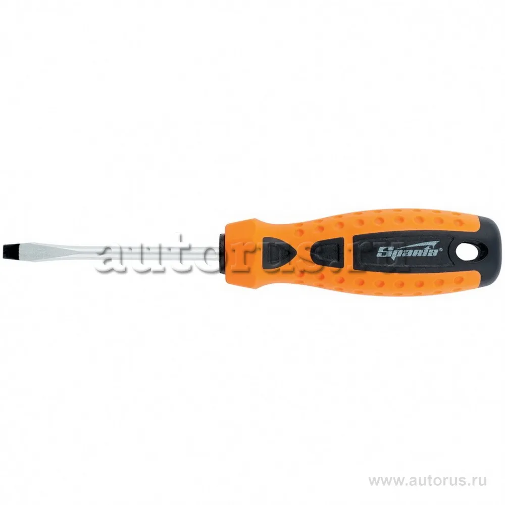 Отвертка Point, SL6x38 мм, CrV, двухкомпонентная рукоятка Sparta 11751 SPARTA 11751