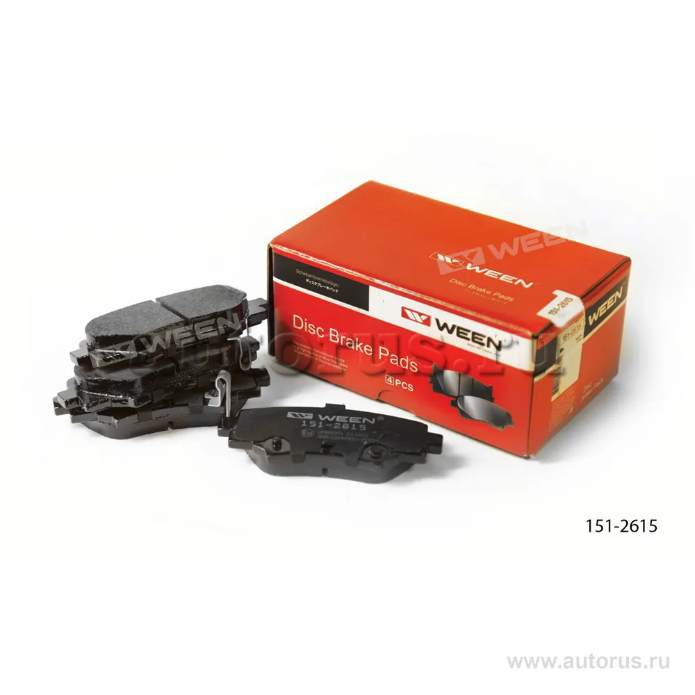 Тормозные колодки дисковые задние MAZDA 3 (BM) WEEN 151-2615