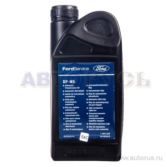 Масло трансмиссионное FORD ATF DP-M5 1 л 1 805 856