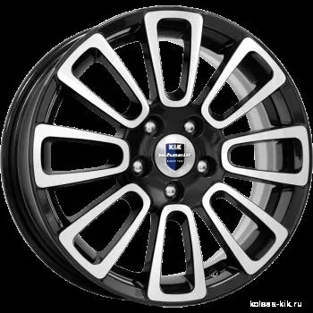 Диск литой R15 6J 4x100/56.6 ET39 КИК Неман алмаз черный r66473