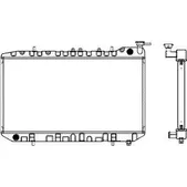 Радиатор SAKURA 43411006