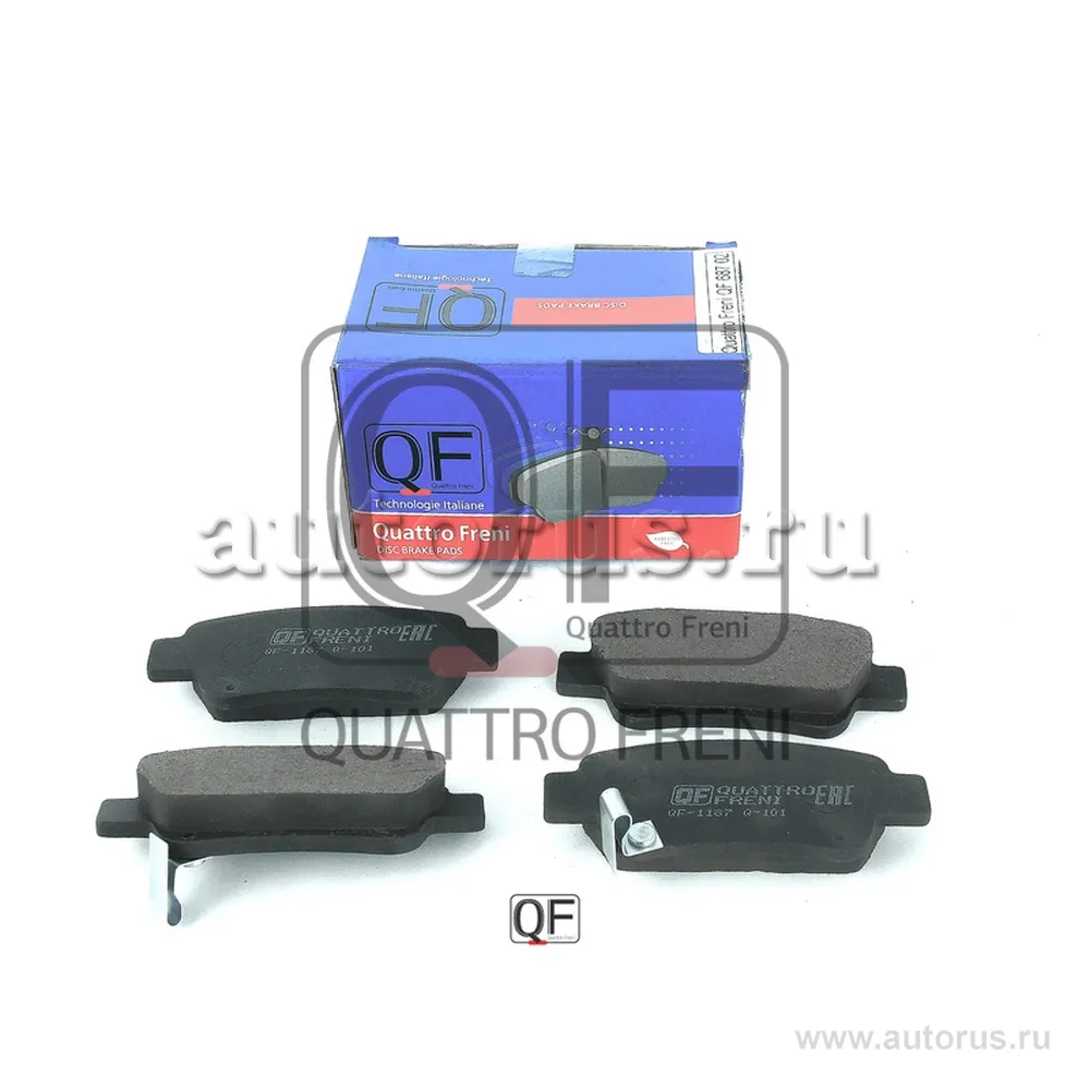 КОЛОДКИ ТОРМОЗНЫЕ RR С МЕХАНИЧЕСКИМ ДАТЧИКОМ HONDA QUATTRO FRENI qf68702