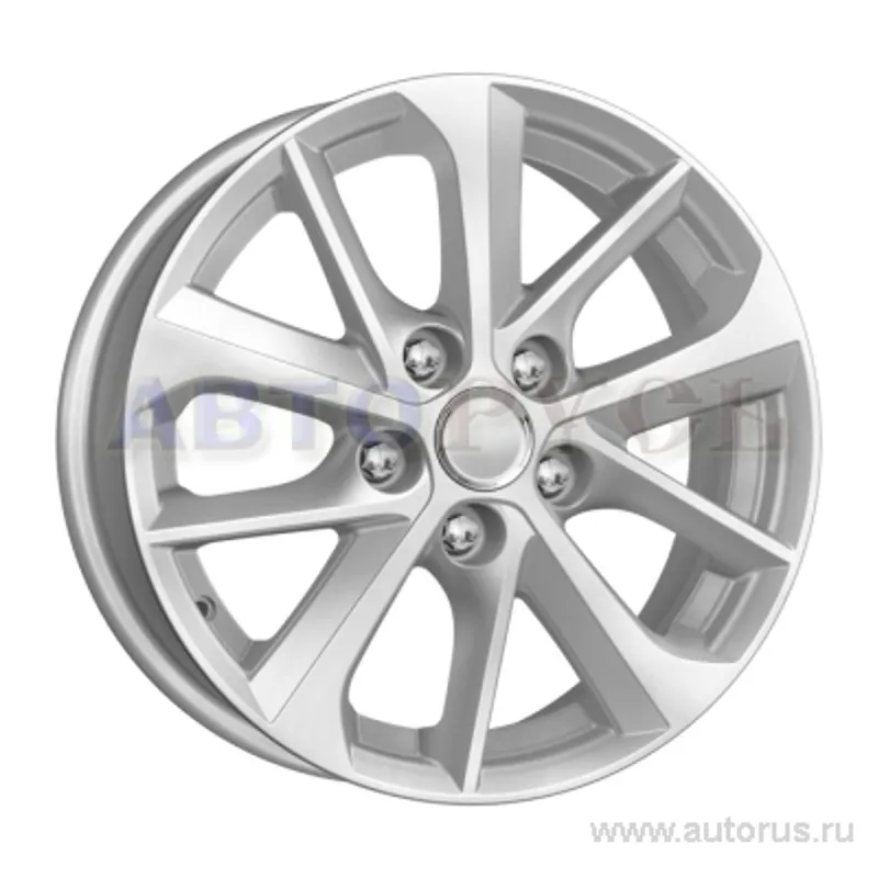 Диск литой R15 6J 4x100/54.1 ET45 КИК Королла сильвер 6171