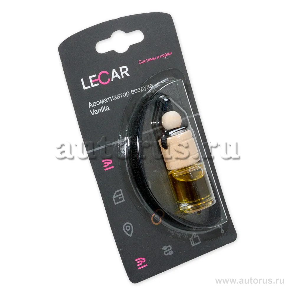 Ароматизатор воздуха подвесной Vanilla 5 мл. (баночка) LECAR LECAR000142412