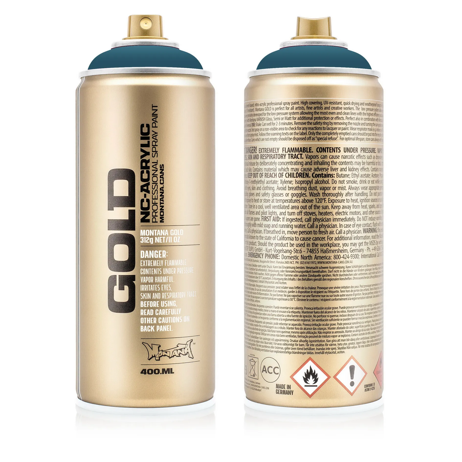 Краска GOLD фьорд MONTANA CANS G5150