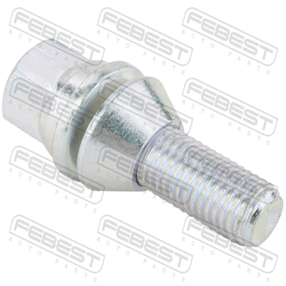 Болт колесный M12x1.5 L53.5 FEBEST 2485B-002