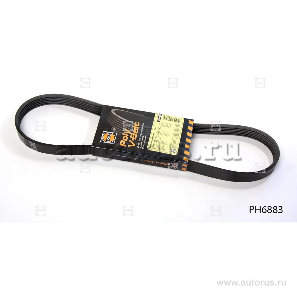 Ремень поликлиновый 6PK883 LADA Kalina HOLA PH6883